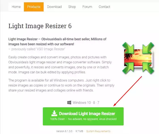 Light Image Resizer