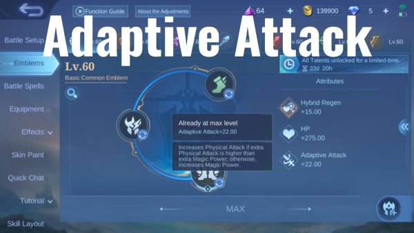 Apa Itu Adaptive Attack Mobile Legends